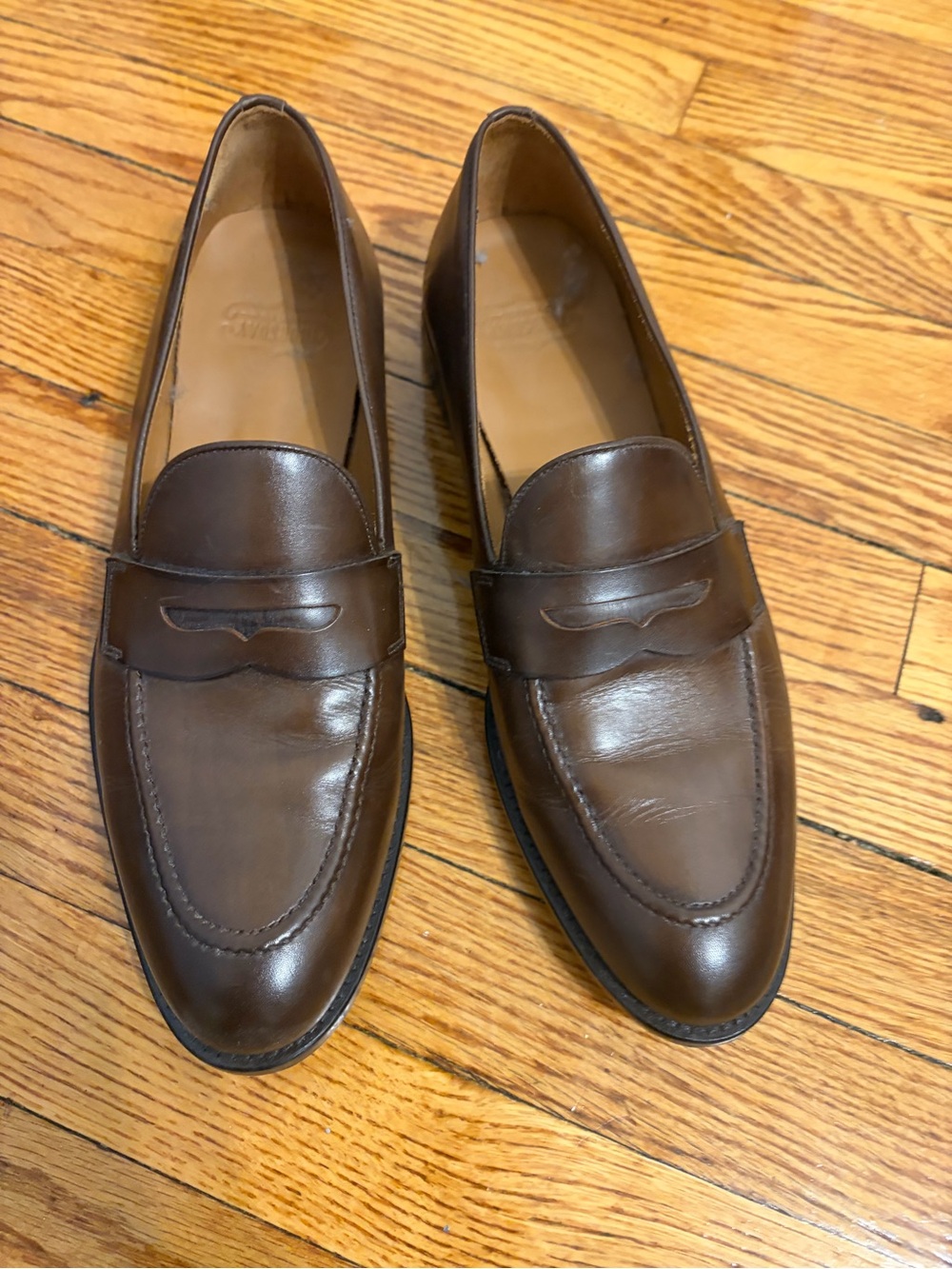 Thursday Boot Company Brown Leather Penny Loafers